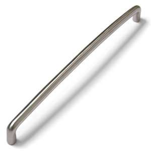  18 Solid Brass Arched Appliance Pull   Brushed Nickel 