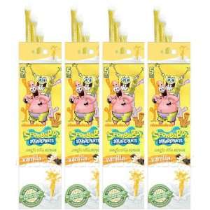 Spongebob Squarepants Magic Milk Straws(4 Pack) Vanilla  