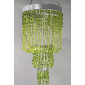  Chandelier Raindrops Green