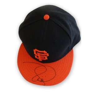 Signed Tim Lincecum Baseball Cap   Autographed MLB Helmets and Hats 