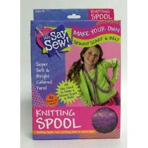   If You Say Sew Make Your Own Scarf and Belt Knitting Set Toys & Games