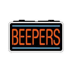  Beepers Backlit Sign 13 x 24