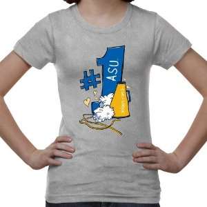  Albany State Golden Rams Youth #1 Fan T Shirt   Ash 