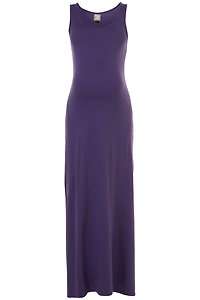 Topshop maternity purple jersey maxi dress UK 8 36 4  