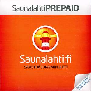 Refill (recharge, top up) Saunalahti prepaid SIM 10 €  