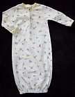 Carters John Lennon Animal Print Gown Girl Boy NB Newborn