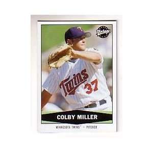  2004 Upper Deck Vintage #499 Colby Miller RC   Minnesota Twins 