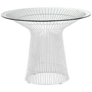  Zuo Wetherby White Chrome Dining Table