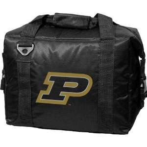  Purdue Boilermakers Black Embroidered 12 Pack Cooler 