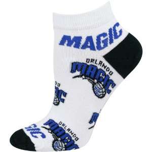   Magic Ladies White All Over Team Logo Ankle Socks