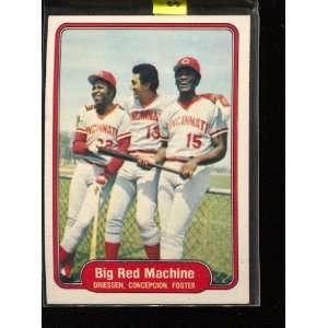  1982 Fleer #630 Big Red Machine Sports Collectibles