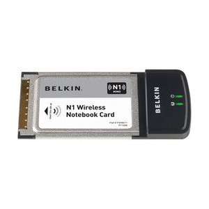  Belkin® Wireless Notebook Card, 32bit Cardbus 