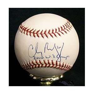  Clay Bellinger Autographed Baseball   2000 WS Champs 
