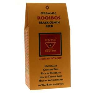 African Red Tea Imports   Organic/Kosher Rooibos Black Cumin Seed Tea 