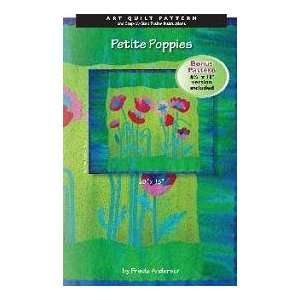  Petite Poppies Art Quilt Pattern By Frieda Anderson Arts 