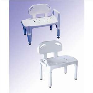   Composite Bathtub Transfer Bench with Extension Leg and Suction Tips