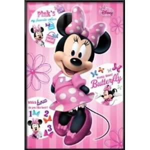  Minnie Mouse   Framed Metallic Foil Poster (Size 24 x 36 