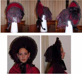 Make Your Own Victorian Costume Civil War Hat Bonnet  