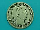 1911 P US Silver Barber Half Dollar .50 Coin NR
