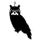 Village Wrought Iron Owl Silhouette 9 1/8 In. W x 16 1/2 In. H HOS 224 