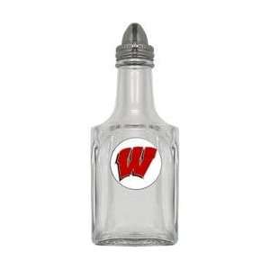 Bergamot Wisconsin Badgers Glass Oil / Vinegar Cruet   Wisconsin 