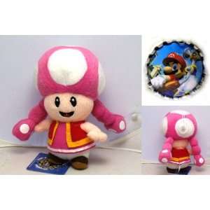  Hard to Find Super Mario Brothers 6 Plush Toadette Doll 