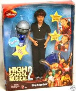 HIGH SCHOOL MUSICAL 2 SING TOGETHER TROY Doll New  