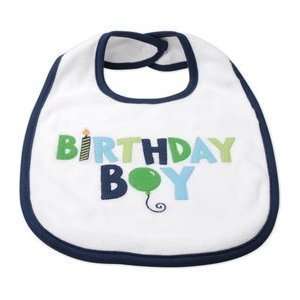   Carters Birthday Boy / Birthday Girl Bibs (Blue Birthday Boy) Baby