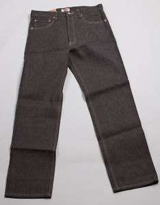 Levis Shrink To Fit Jeans 501 0633 Brown Rigid 42 X 32  