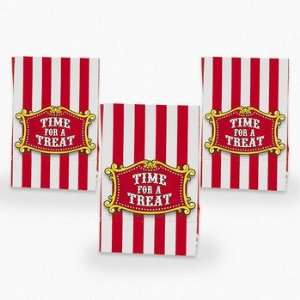 Big Top Mini Treat Bags With Tape   Party Favor & Goody Bags & Paper 