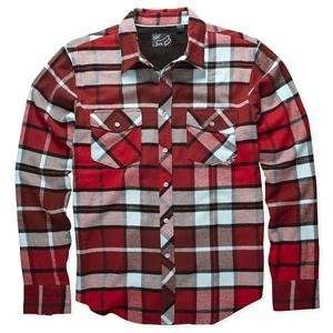  Fox Racing Dilemma Flannel Shirt   2X Large/Pomegranate 