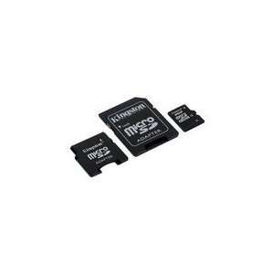   Kingston 8GB microSDHC Card With 2 Adapters   (Class 4) Electronics