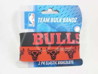 NBA Chicago Bulls Wristbands Bulk Bandz Bracelet  