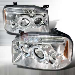  Nissan Frontier 2001 2002 2003 2004 LED Halo Projector 