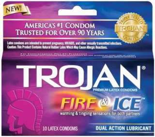 10 Trojan Fire and Ice Condoms   Fast &   