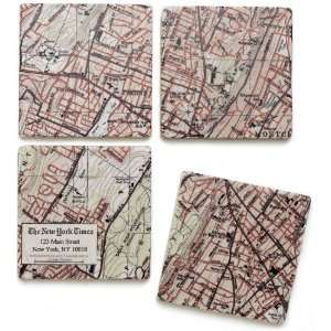  Personalized Marble Map Coasters
