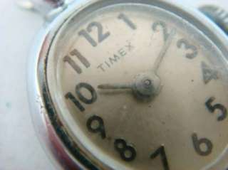 Vintage Timex Ladies Wind Up Dress Wrist Watch  