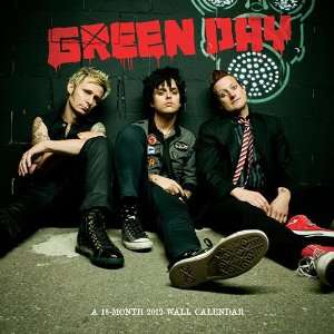  Green Day 2012 12x12 Square Wall Calendar [Calendar 