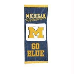  Michigan Wolverines NCAA Spinning Icon Garden Banner 