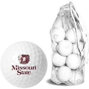  Missouri State Bears MSU NCAA Clear Pack 15 Golf Balls 