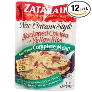 Zatarains Blackened Chicken With Yellow Rice, Ready To Serve, 6.5 