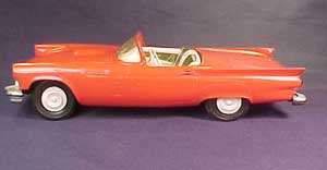 Vintage A.M.T 1957 Thunderbird Convertible Toy Car  