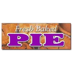  12 FRESH BAKED PIE DECAL sticker pies bakery slice 