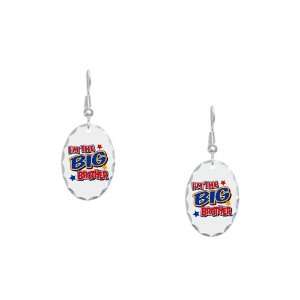    Earring Oval Charm Im The Big Brother Artsmith Inc Jewelry