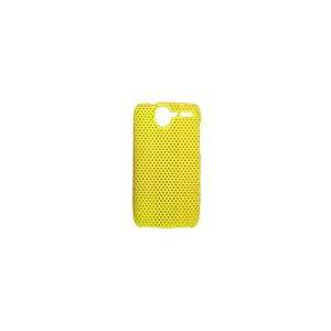   Google G7) (HTC Bravo) Yellow Mesh Cell Phone Back Cover Cell Phones