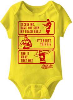 Hulk Hogan Baby Beachball Baby Infant Romper Onesie  