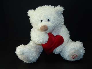   Hallmark Talking Squeeze Valentine Bear Hugs Plush Stuffed Animal