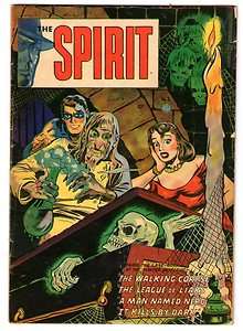 The Spirit 3 Will Eisner Art 1952 Fiction House Comics  