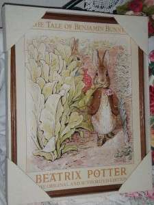 BEATRIX POTTER The Tale of Benjamin Bunny Framed Print  