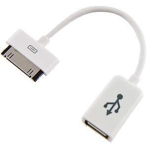  30 Pin to USB OTG Adapter Cable for Samsung Galaxy Tab 10 